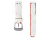 Correa de reloj TW Steel TWB39 / TW39 Cuero Blanco 22mm